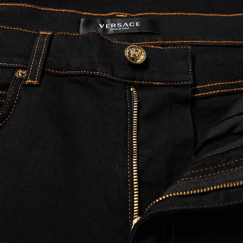 versace classic black jeans|Versace black jeans discontinued.